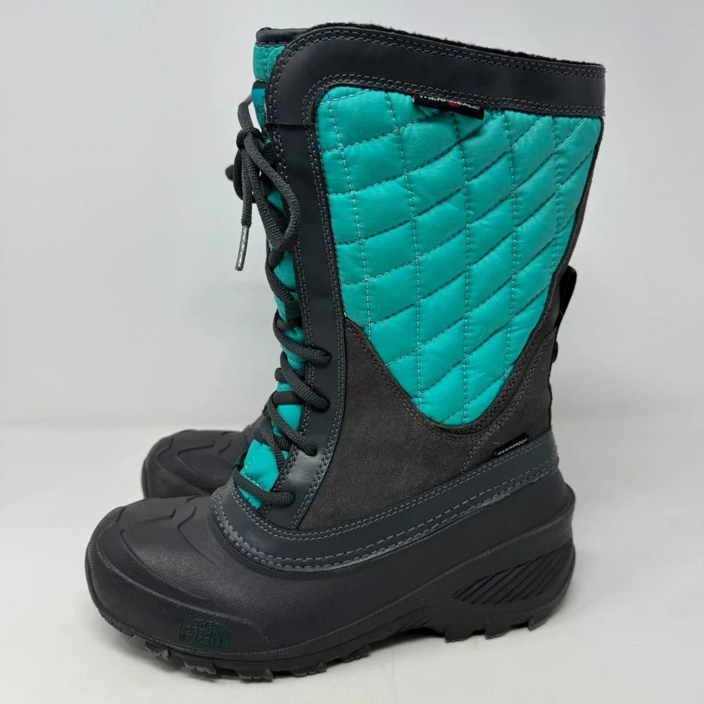 The North Face Thermoball Boots Waterproof‎ Black NF0A2T5U Kids Youth Size 5